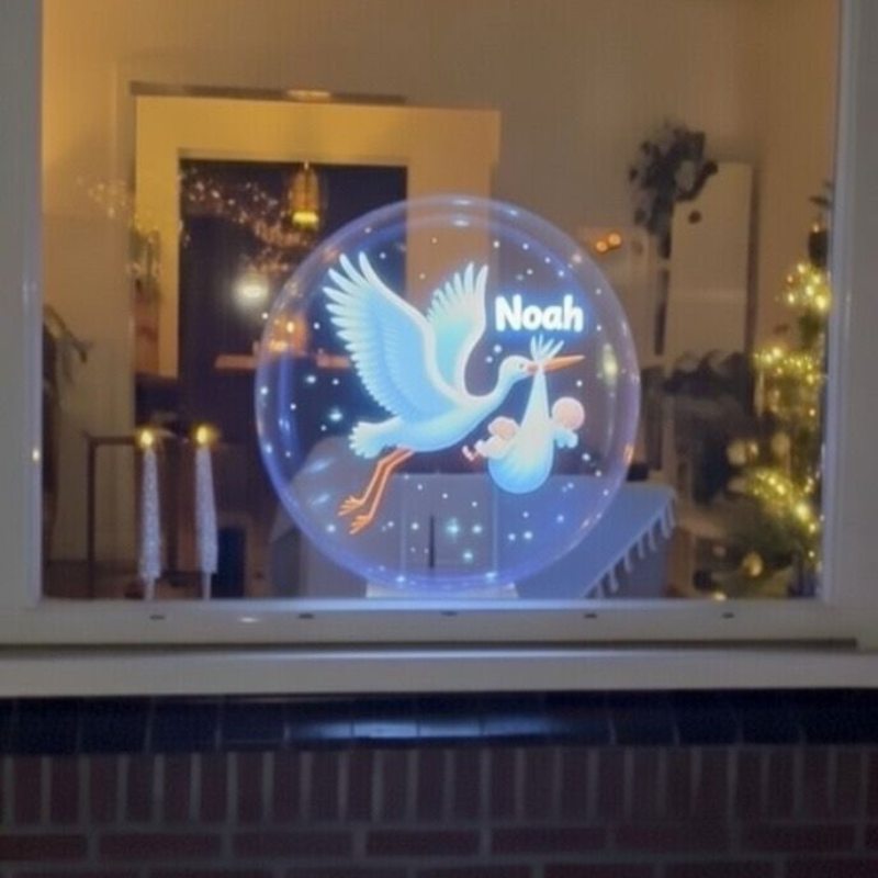 Holografisch geboortebord